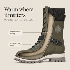 Boots For Women | Knee High Insulated Snow Adjustable