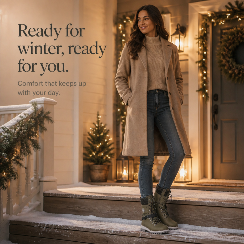 Boots For Women | Knee High Insulated Snow Adjustable