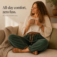 Women's Pants | Ribbed Corduroy Lantern Leg