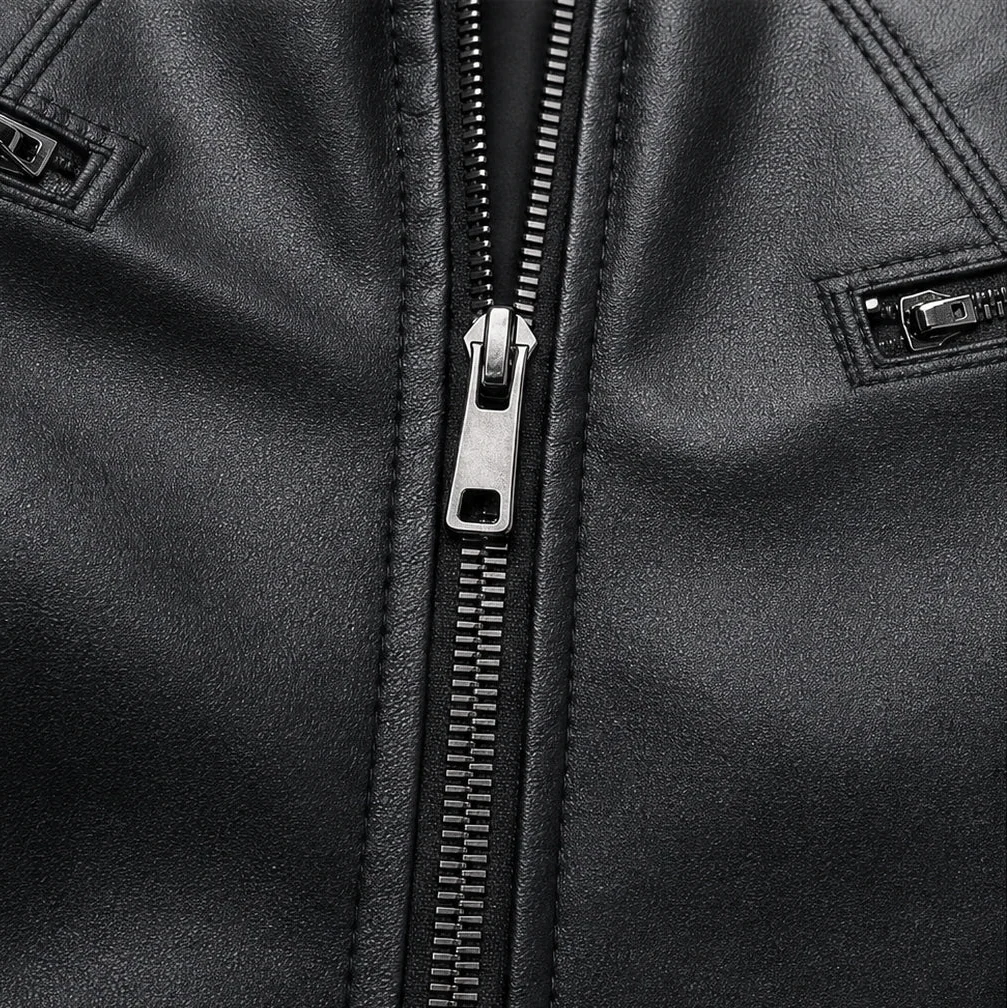 Women's Leather Jacket | Cropped Faux Leather Biker