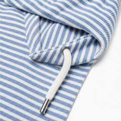 Women's Hoodie | Striped Drawstring Hooded Sweatshirt