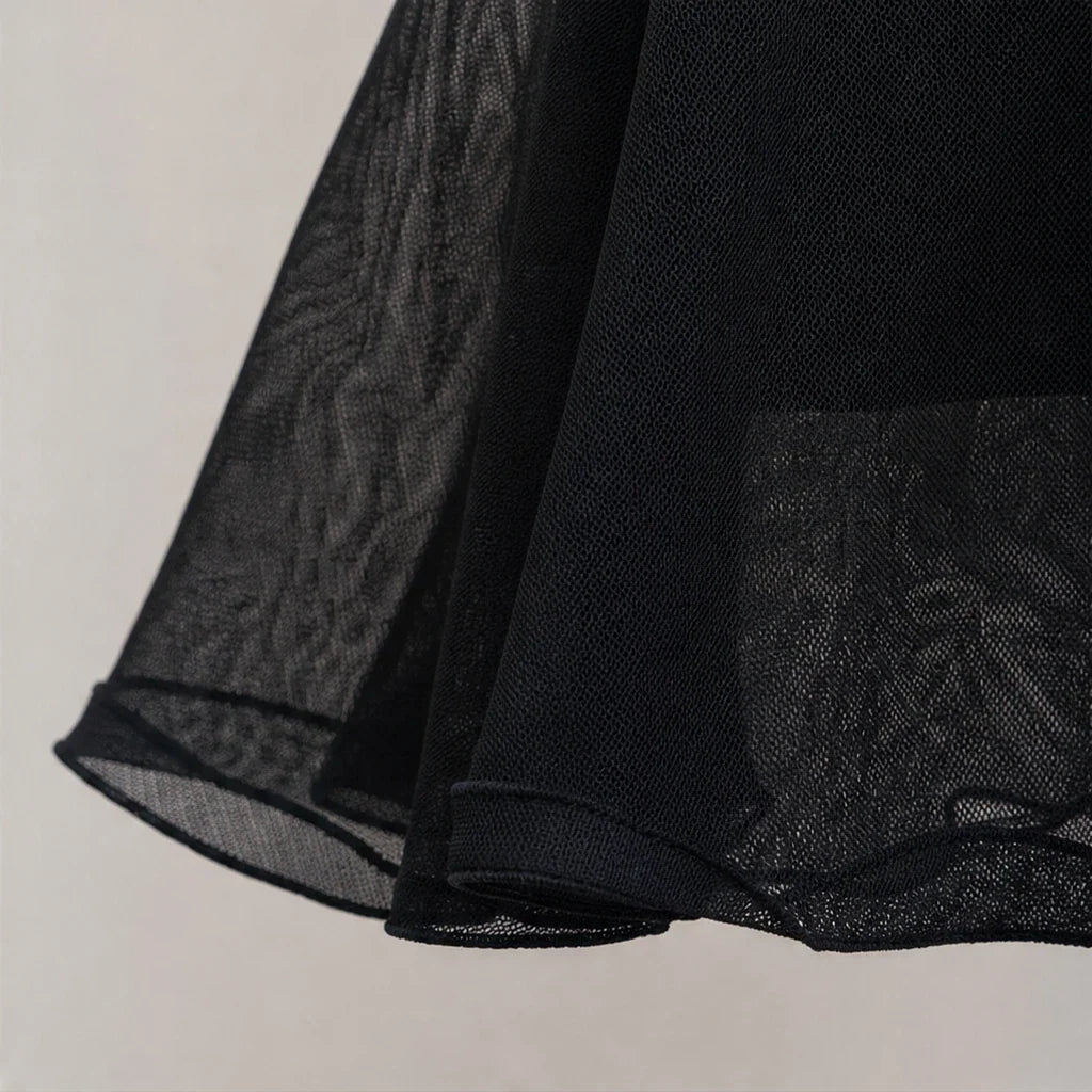 Women's Evening Dress | Tulle Patchwork Maxi