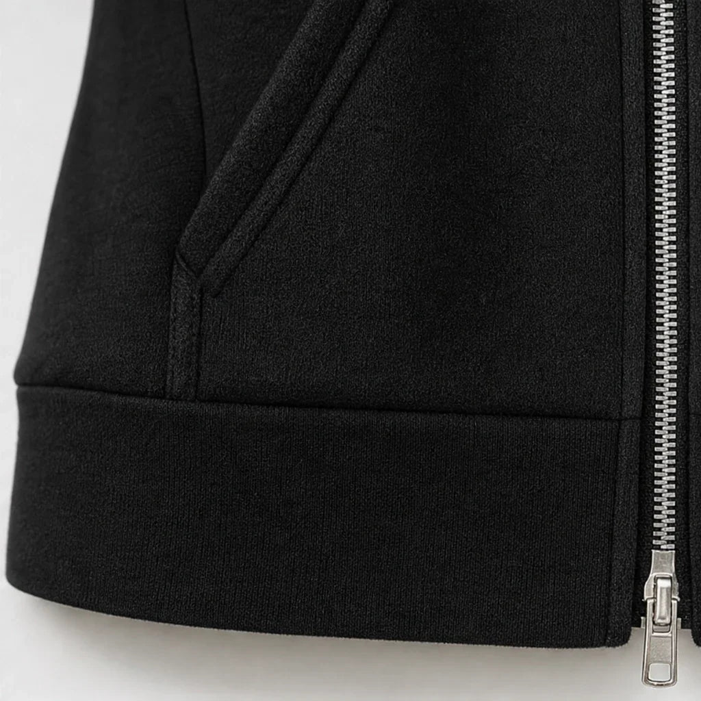 Women's Hoodie | Knee Length Fleece Lined Zip Up