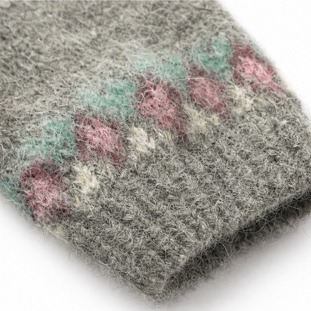 Women's Sweater | Fair Isle Yoke Crew Neck Pullover