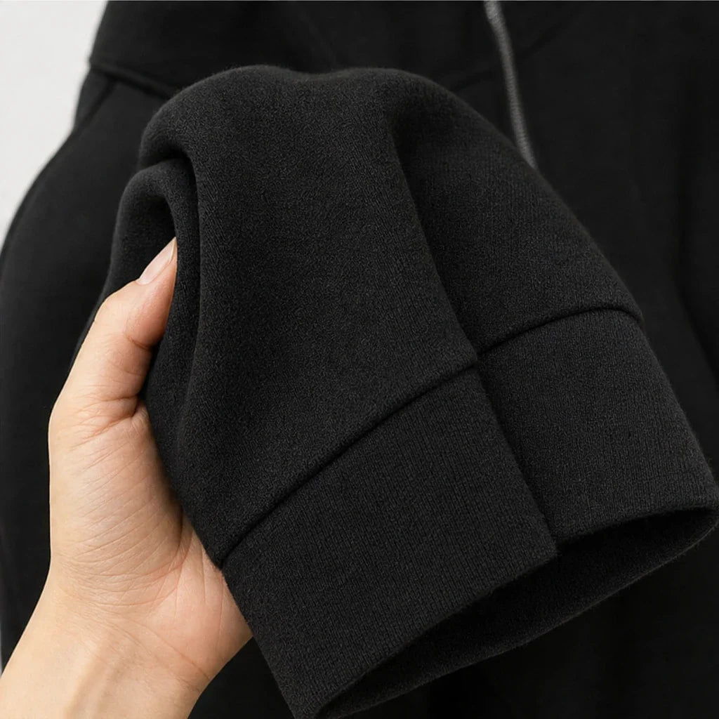 Women's Hoodie | Knee Length Fleece Lined Zip Up