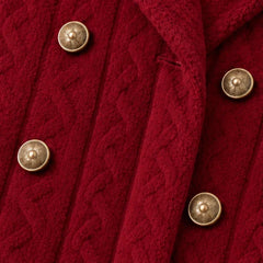 Women's Winter Coat | Textured Double Breasted