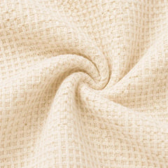 Women's Sweater | Waffle Knit Round Neck Pullover