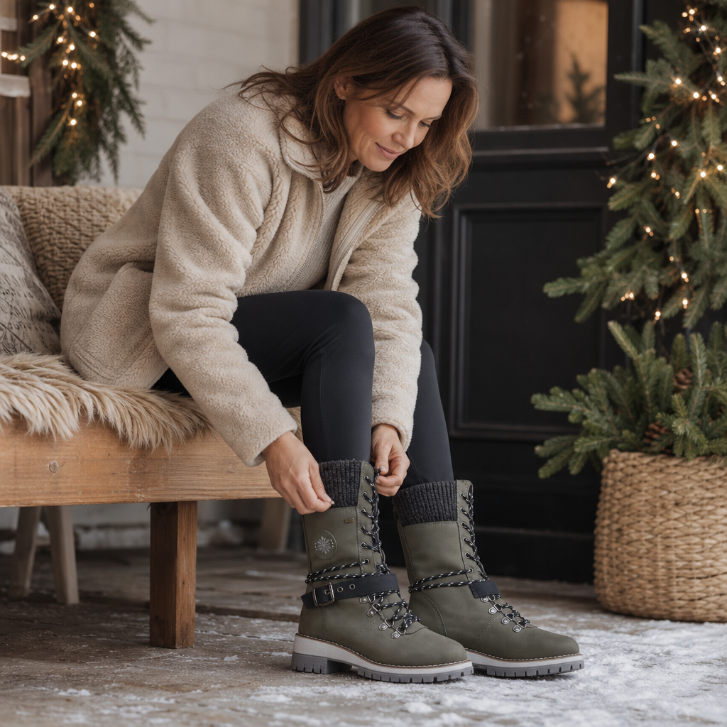 Boots For Women | Knee High Insulated Snow Adjustable
