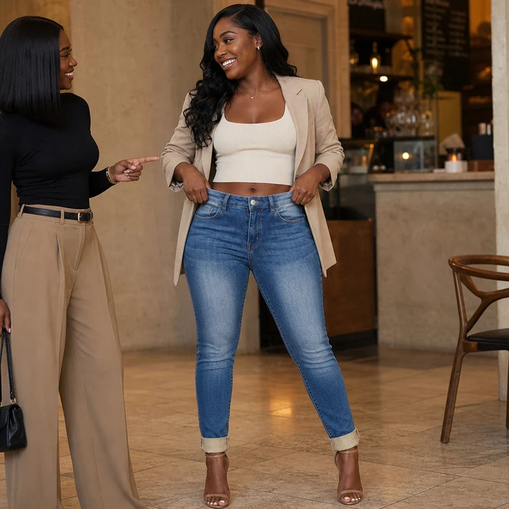 Women's Jeans | Fleece Lined High Rise