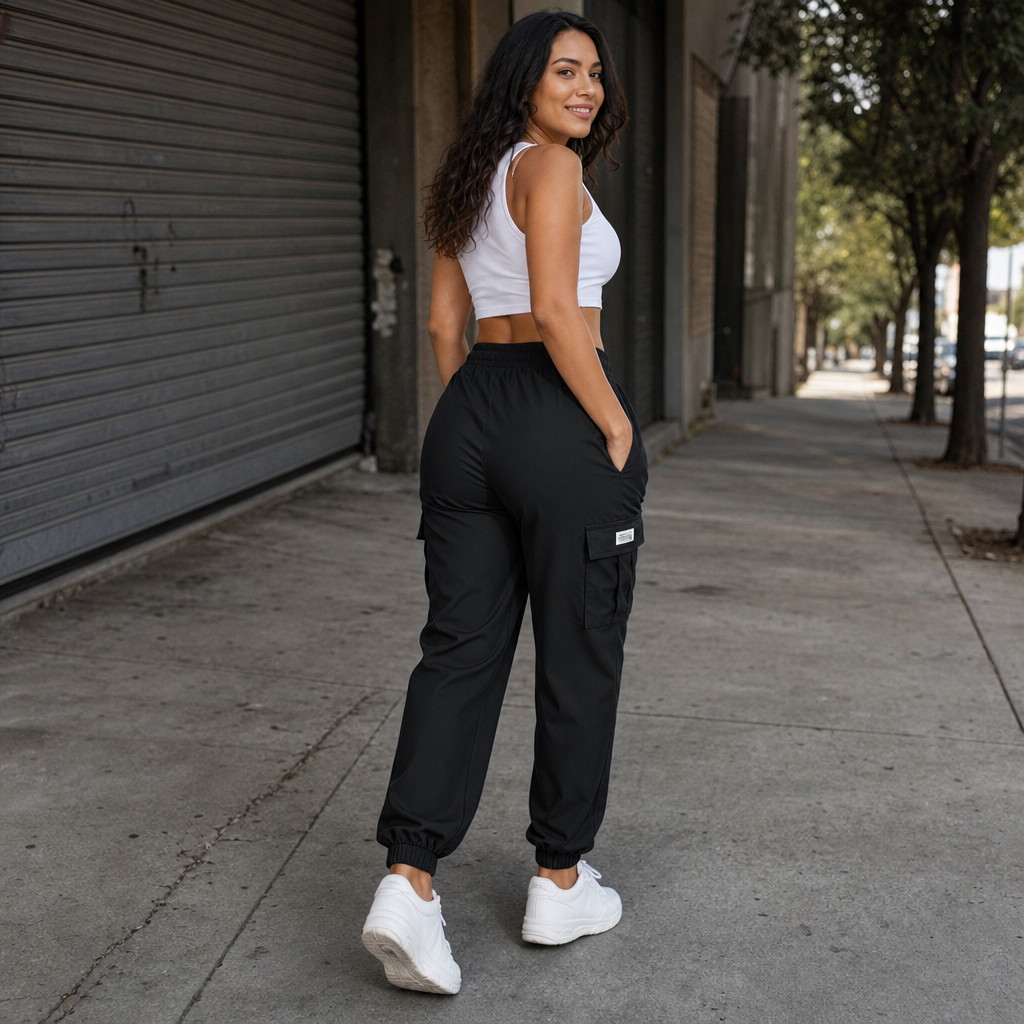 Women's Pants | Pull On Cargo Joggers