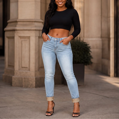 Women's Jeans | Fleece Lined High Rise