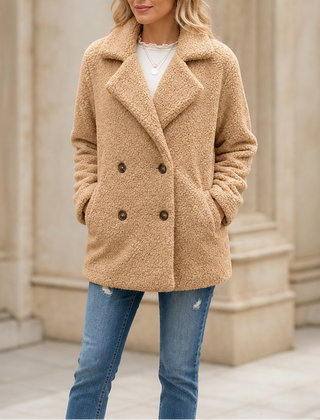 Women's Teddy Jacket | Sherpa Fleece Winter