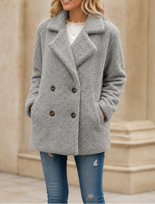 Women's Teddy Jacket | Sherpa Fleece Winter