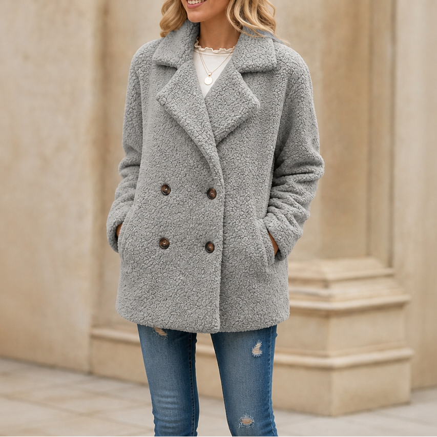 Women's Teddy Jacket | Sherpa Fleece Winter
