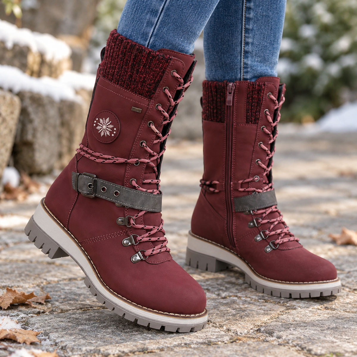 Boots For Women | Knee High Insulated Snow Adjustable