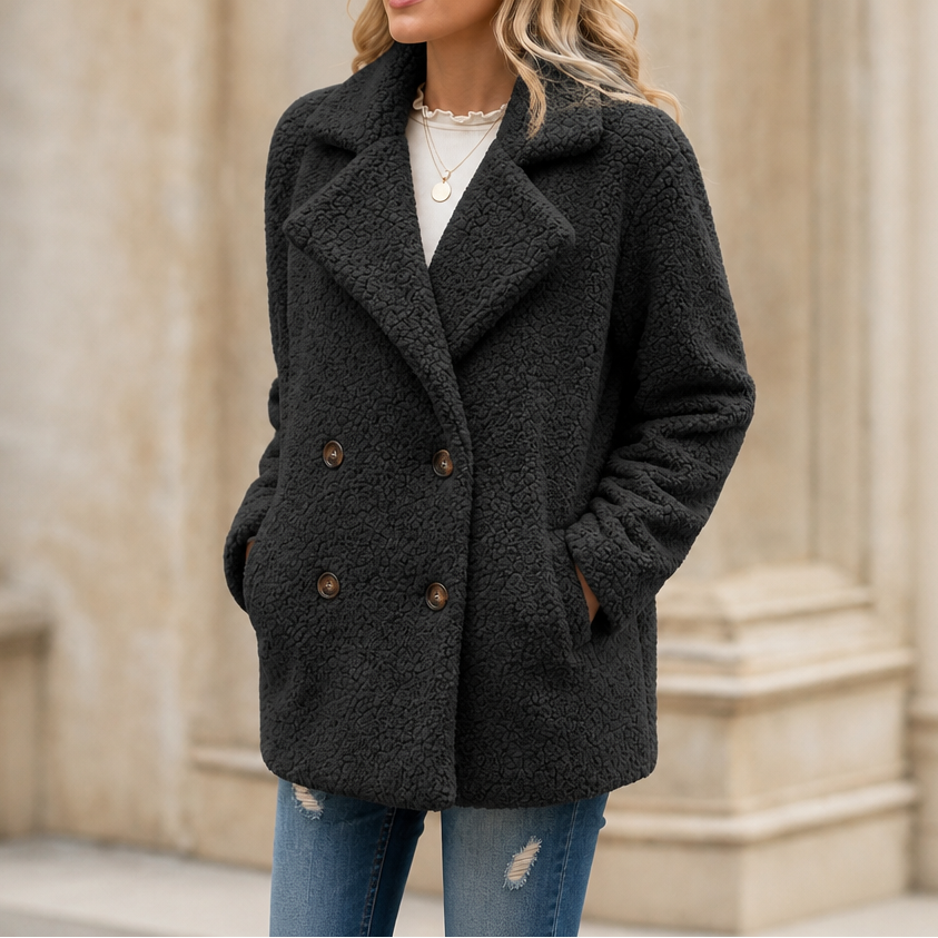Women's Teddy Jacket | Sherpa Fleece Winter