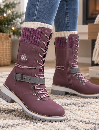 Boots For Women | Knee High Insulated Snow Adjustable