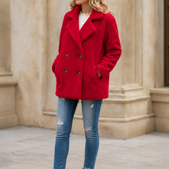 Women's Teddy Jacket | Sherpa Fleece Winter