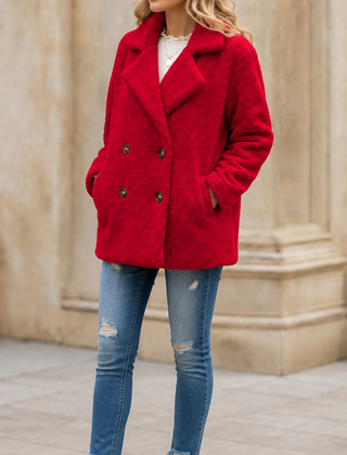 Women's Teddy Jacket | Sherpa Fleece Winter